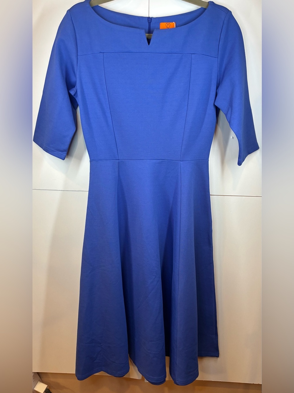 MaryCrafts Royal Blue Fit & Flare Dress NWT Size 8 Midi